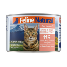 Load image into Gallery viewer, Feline Natural Canned Lamb &amp; Salmon
